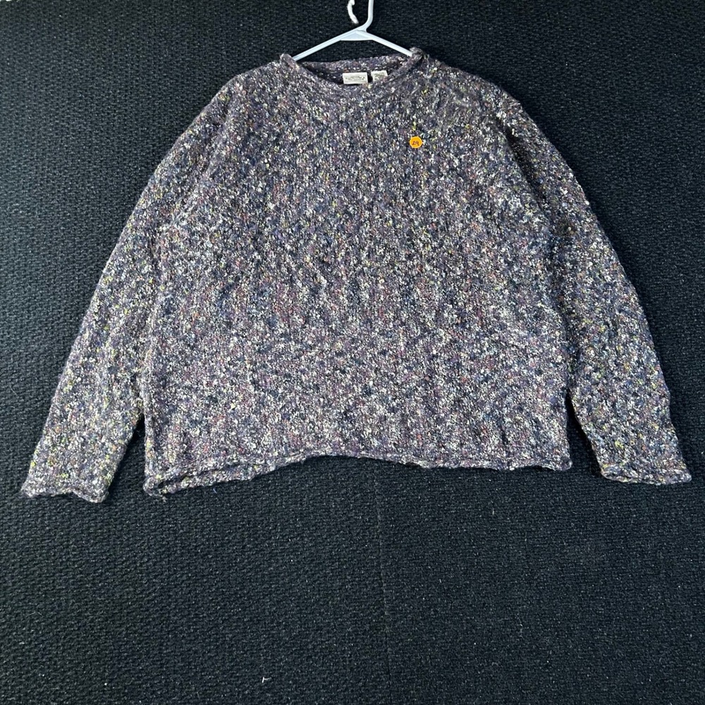 VTG Sonoma Jean Company Women's‎ XL/TG Multicolor Speckled Mohair Blend Sweater